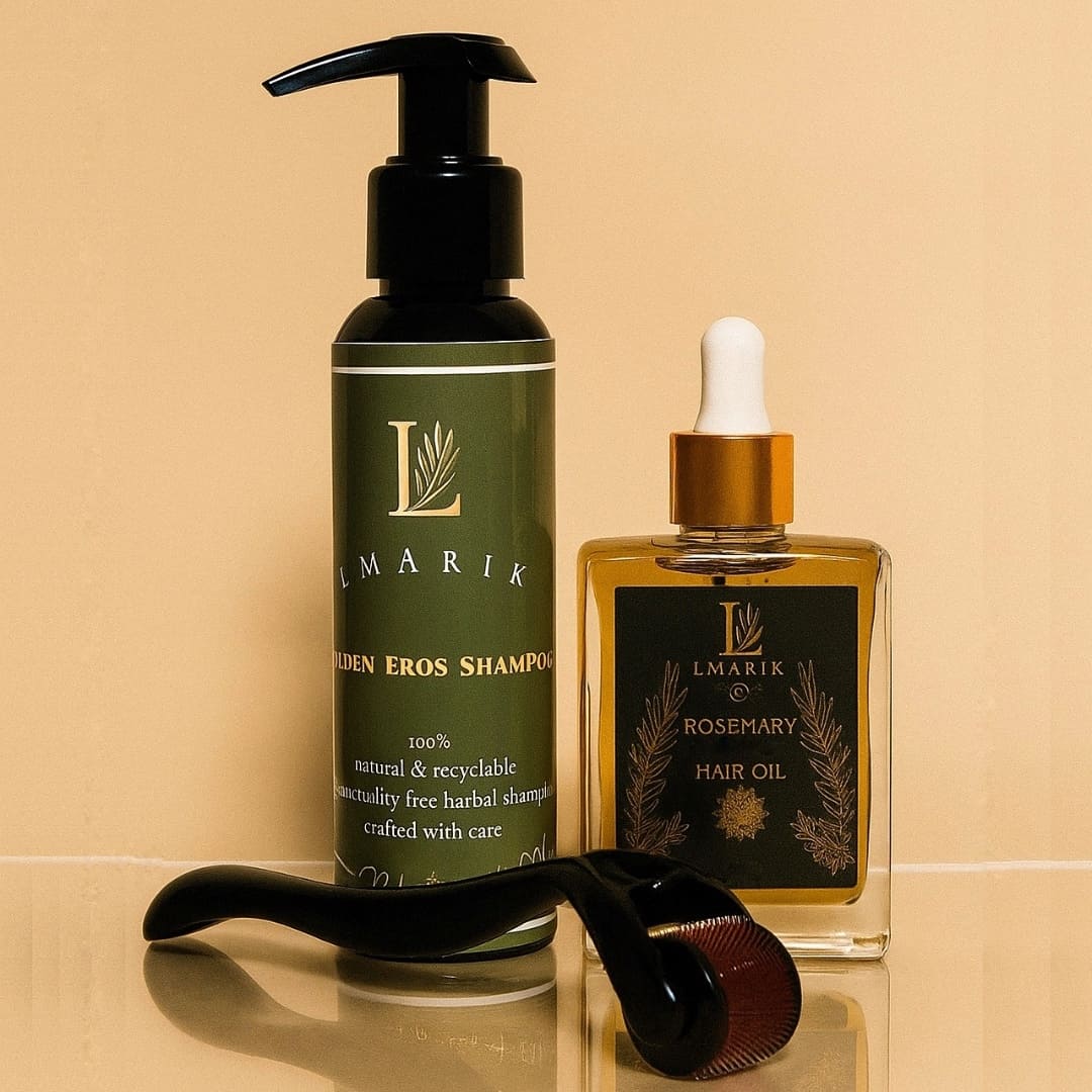 Complete Care Trio (1 Hair Oil + 1 Dermer Roller + 1 Shampoo)
